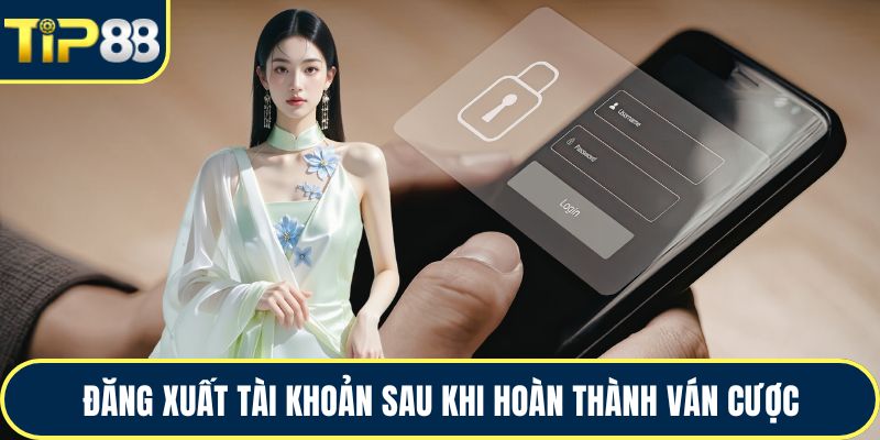 Đăng xuất tài khoản sau khi hoàn thành ván cược